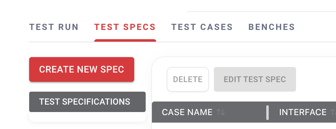 VSEC Test Specs